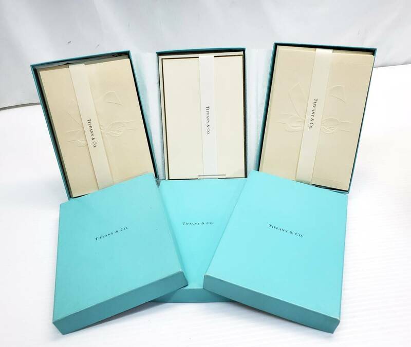 §　A98149　TIFFANY＆Co.　ティファニー　レターセット　まとめ　手紙　封筒　コレクション　中古品