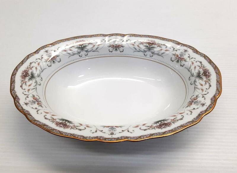 §　A68351　ノリタケ　4300 astorbrook 皿　深皿　大皿　花柄　中古品　Noritake