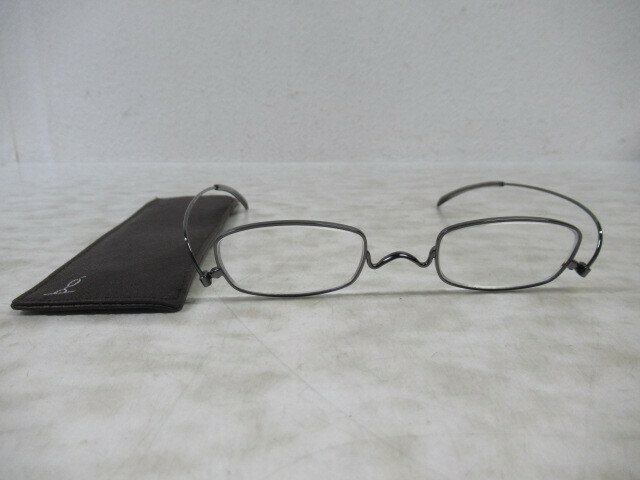 ◆S214.PAPER GLASS ペーパーグラス PG-002 日本製 眼鏡 メガネ 度入り 老眼鏡/中古