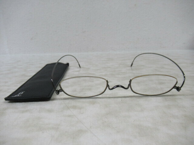 ◆S215.PAPER GLASS ペーパーグラス PG-003 日本製 眼鏡 メガネ 度入り 老眼鏡/中古