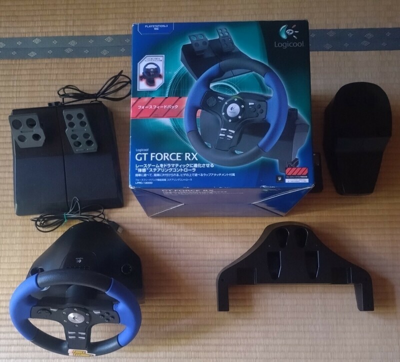 清掃 動作確認済 GT Force RX PS3 プレステ3 PlayStation3 ステアリング コントローラー Logicool ロジクール フォースフィードバック