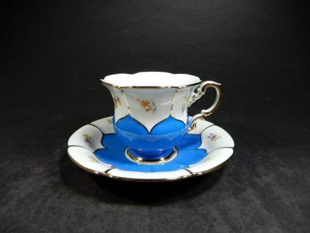Meissen　マイセン　カップ&ソーサー　宮廷の小花　ブルー　コーヒー　紅茶　コレクション　R-160