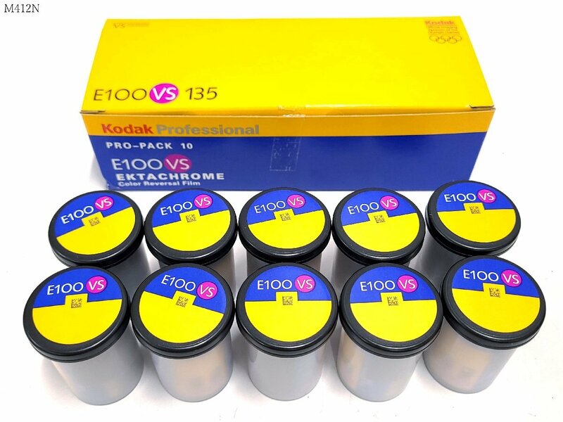 未使用 Kodak コダック PRO-PACK10 E100 VS 135-36 EKTACHROME 10本入り 期限切れフィルム M412NA