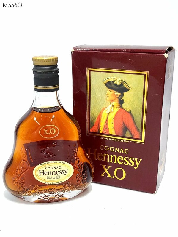 未開栓 Hennessy X.O COGNAC ヘネシーXO コニャック 0.05L 50ml 40％ ミニボトル 箱付き ブランデー 洋酒 古酒 M556O.