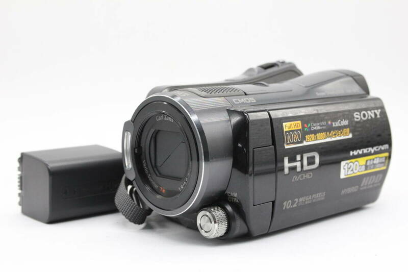 【返品保証】 【録画再生確認済み】ソニー Sony HANDYCAM HDR-SR12 ブラック バッテリー付き ビデオカメラ v1241