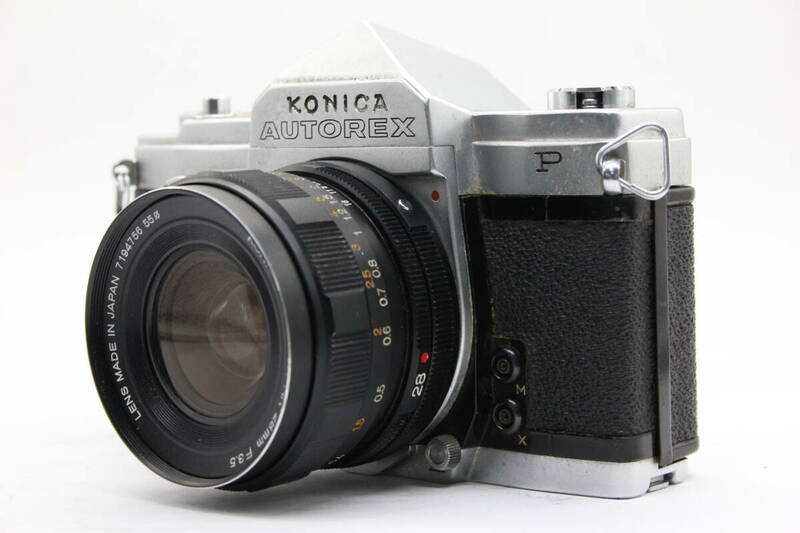 【訳あり品】 コニカ KONICA AUTOREX P HEXANON AR 28mm F3.5 ボディレンズセット v1257