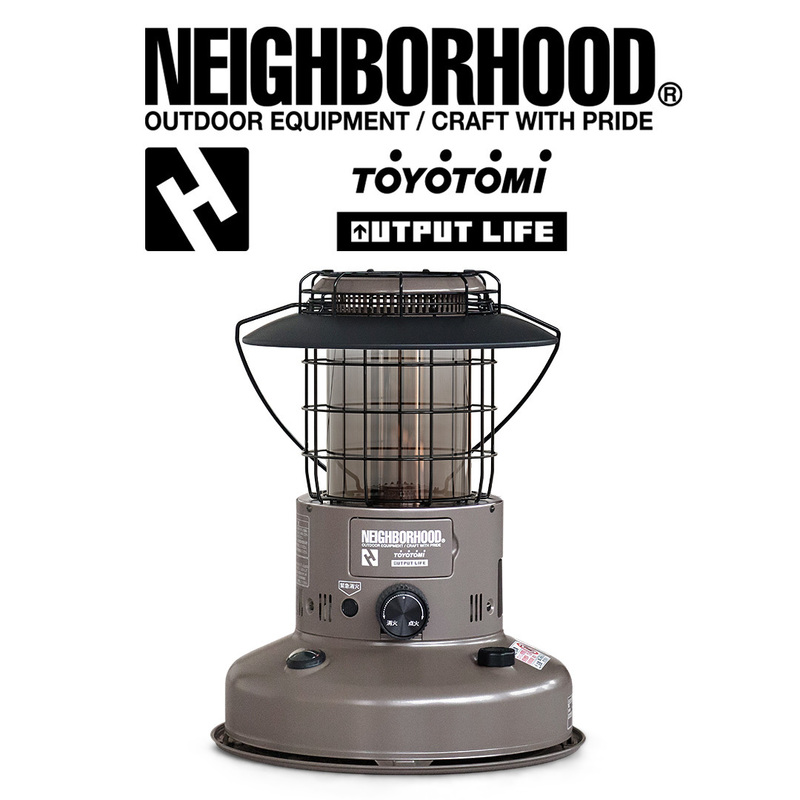 未使用 NEIGHBORHOOD × TOYOTOMI × OUTPUT LIFE ネイバーフッド トヨトミ アウトプットライフ 限定 石油ストーブ RL-250NH(GY) 