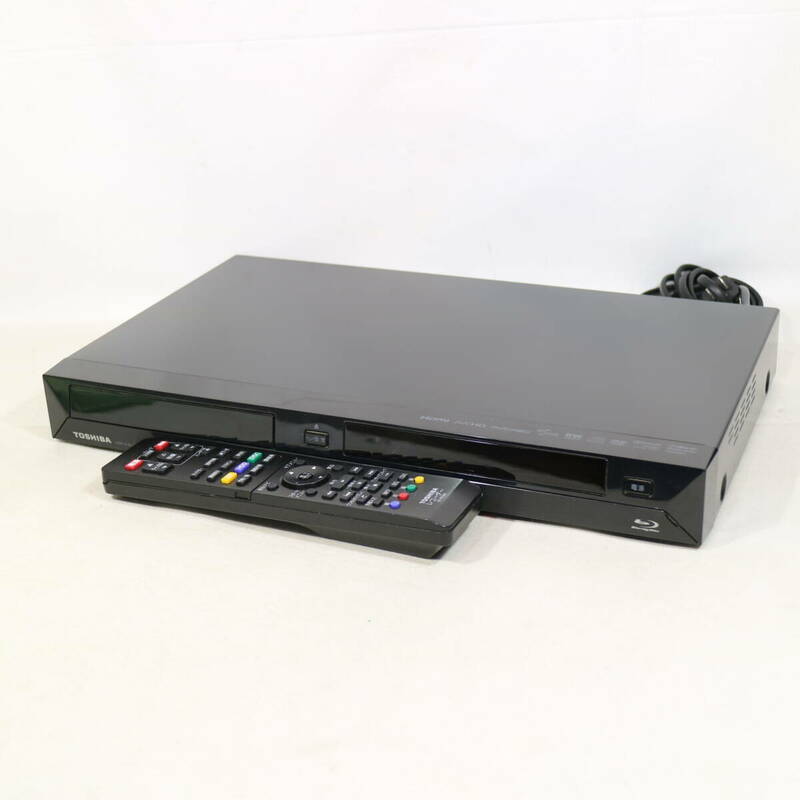 通電確認済み TOSHIBA 2012年製 HDD ブルーレイディスクレコーダー DBR-Z110 リモコン B-CASカード 付属 DVD 再生機器 家電 中古 