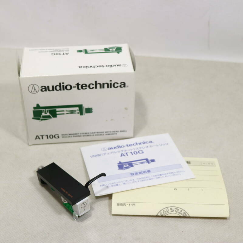 USED品 audio-technica VM型 デュアルマグネット ステレオカートリッジ AT10G レコード針 交換針 オーディオ 音響 機器 中古