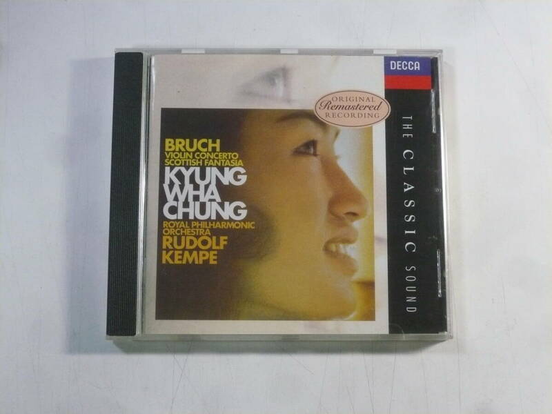 CD■BRUCH:VIOLIN CONCERTO・SCOTTISH FANTASIA　CHUNG/RPO/KEMPE　中古　27