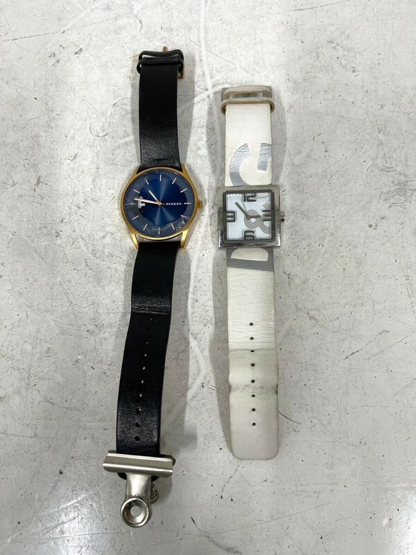 E406　腕時計　SKAGEN　HOLST　SKW6395　D&G　DOLCE&GABBANA　TIME　2点まとめて　まとめ売り　クォーツ　動作未確認　ジャンク