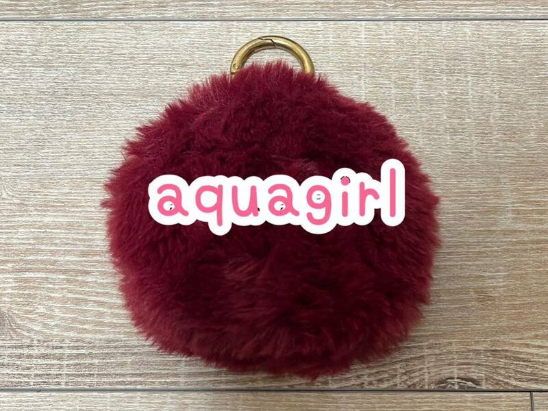 Ginger 2019年1月号付録　aquagirl ファーチャーム