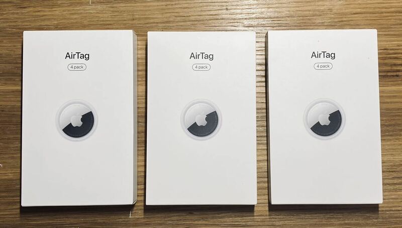 Apple AirTag エアタグ エアータグ 4個入り×3パックMX542ZP 紛失防止 