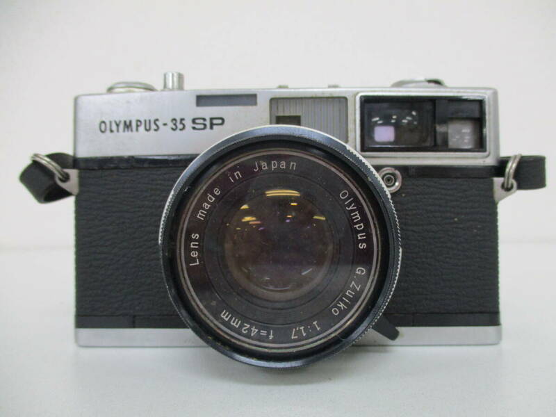 中古 カメラ OLYMPUS 35 SP G.ZUIKO 42mm F1.7 オリンパス レンジファインダー※動作未確認／O