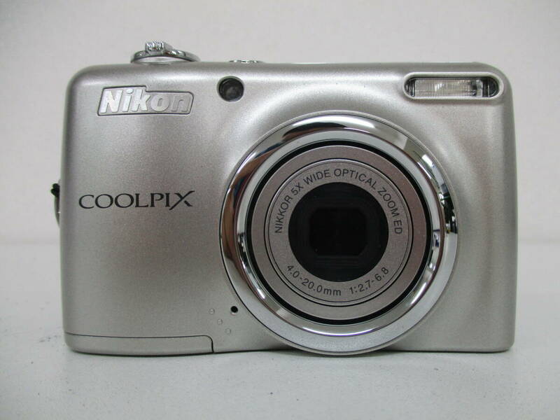 中古 カメラ Nikon COOLPIX L2３ 4.0-20.0mm 1:2.7-6.8 ニコン ※通電のみ確認済 ／E
