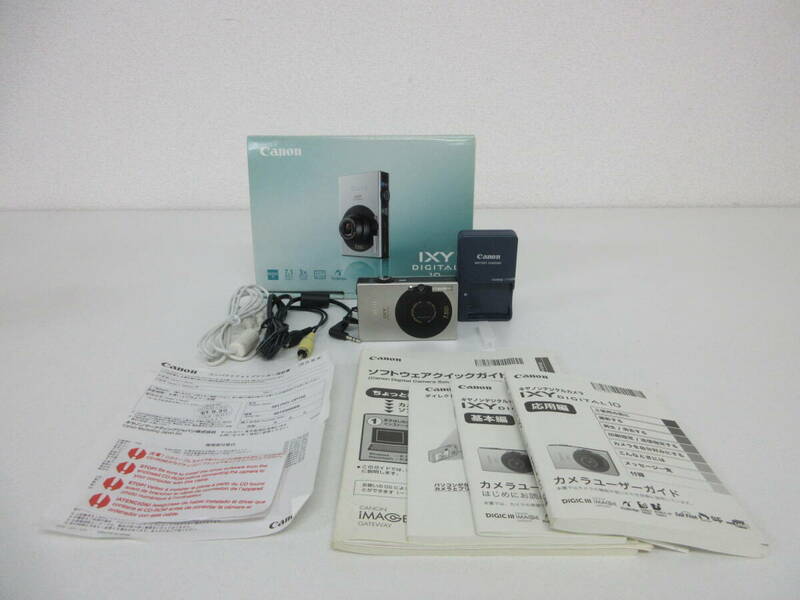 中古 カメラ Canon キャノン IXY DIGITAL 10 PC1228 コンパクトデジタルカメラ ※通電のみ確認済／N