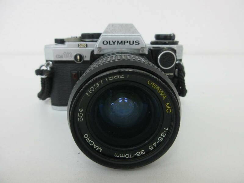 中古 カメラ OLYMPUS オリンパス OM10 レンズ osawa mc 1:3.5-4.5 35-70mm ※動作未確認 ／Z