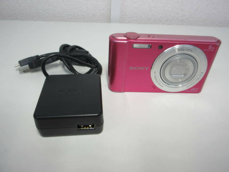 中古 カメラ SONY Cyber-Shot DSC-W810 3.5-6.5/4.6-27.6 コンパクトデジタルカメラ※通電のみ確認済／R