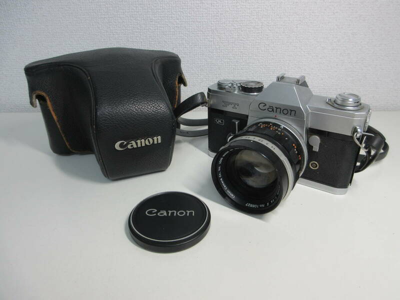 中古 カメラ Canon キヤノン FT QL レンズ FL 50mm 1:1.4 Ⅱ ※動作未確認 ／う