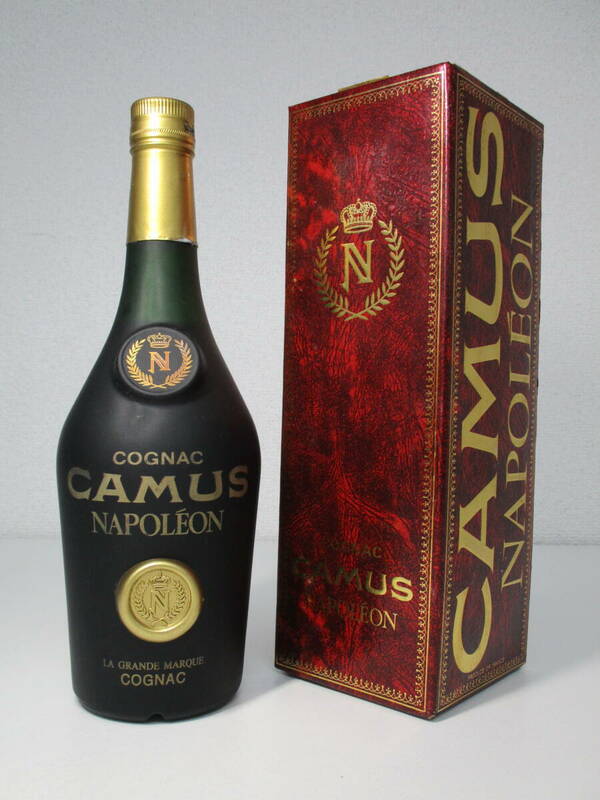 1円～＜未開栓＞CAMUS NAPOLEON COGNAC カミュ ナポレオン コニャック グリーンボトル 700ml 40% 古酒／G