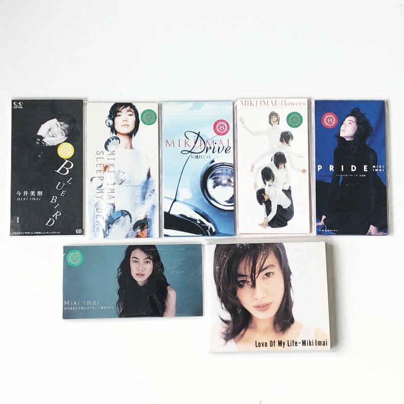 ●一円スタート●今井美樹　CD　全 7枚セットまとめ売り/am-Z-115-4718-.35/私はあなたの空になりたい/BLUE BIRD/Driveに連れてって