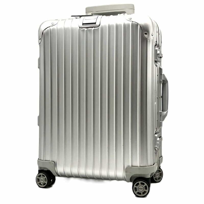 リモワ RIMOWA トパーズ スーツケース 4輪 34L 1泊～3泊 シルバー アルミニウム TSAロック 機内持ち込みサイズ 旅行 923.53.00.4 6-5-328