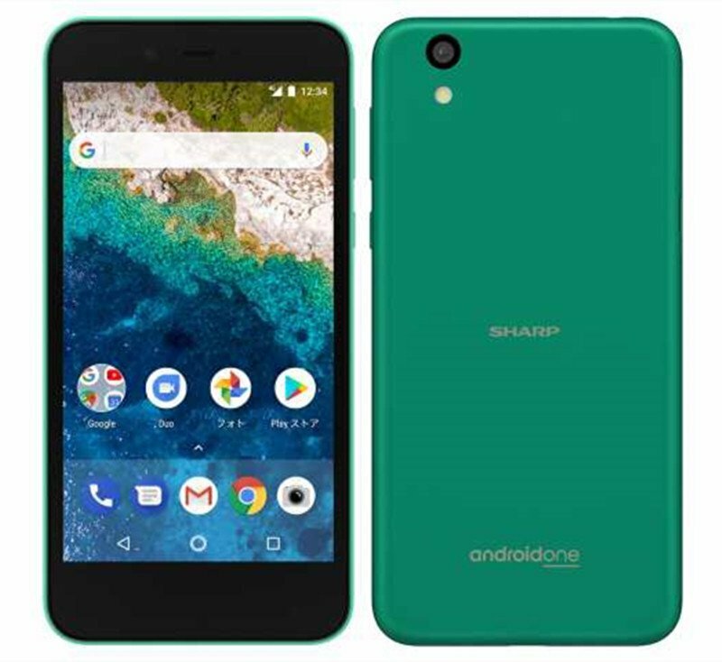 未使用品 本体のみ SIMフリー Android One S3 ターコイズ Y!mobile SIMロック解除済み スマートフォン 格安SIM可 充電ケーブル付