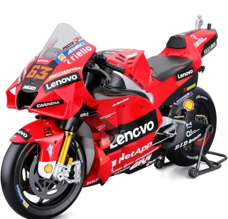 ☆新品　1/6　ドゥカティ　バイク完成品　アクションフィギュア　フランチェスコ・バニャイア　2022年　MotoGPワールド・チャンピオン