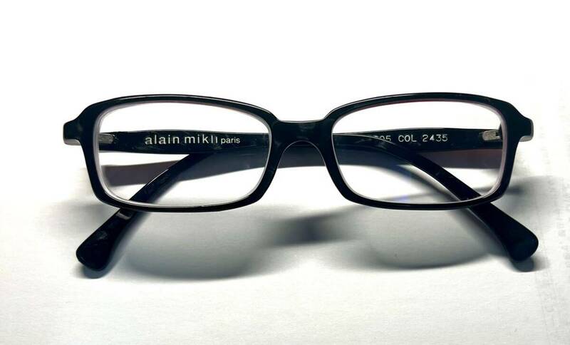 アランミクリ 眼鏡 めがね Alain mikli 黒 赤 セルフレーム 2205