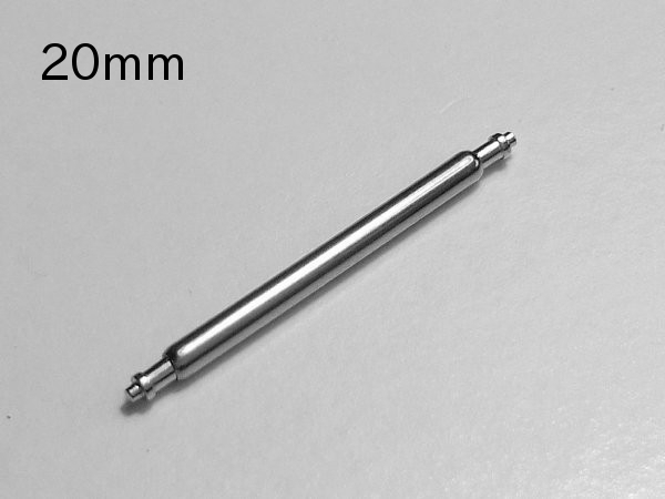 20mm 10本セット バックル 専用 シングル フランジ バネ棒 直径1,5mm 高品質ステンレス