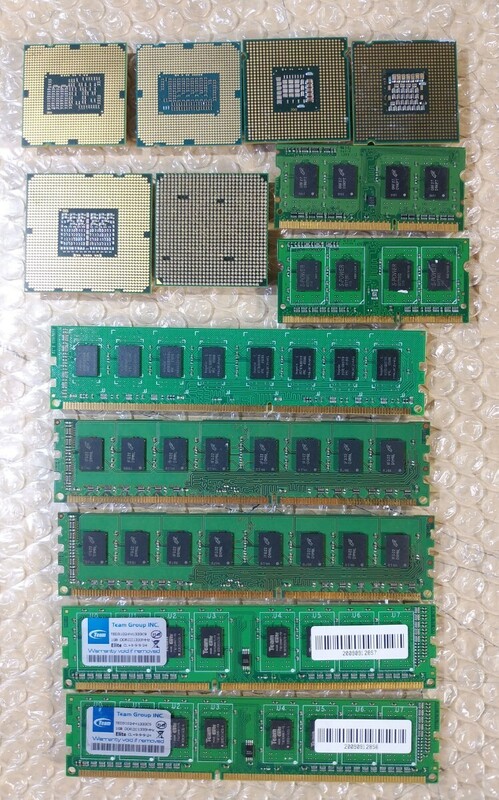 パソコンメモリ　PC基盤　金採取　鉱物採取　やさぐれメタル