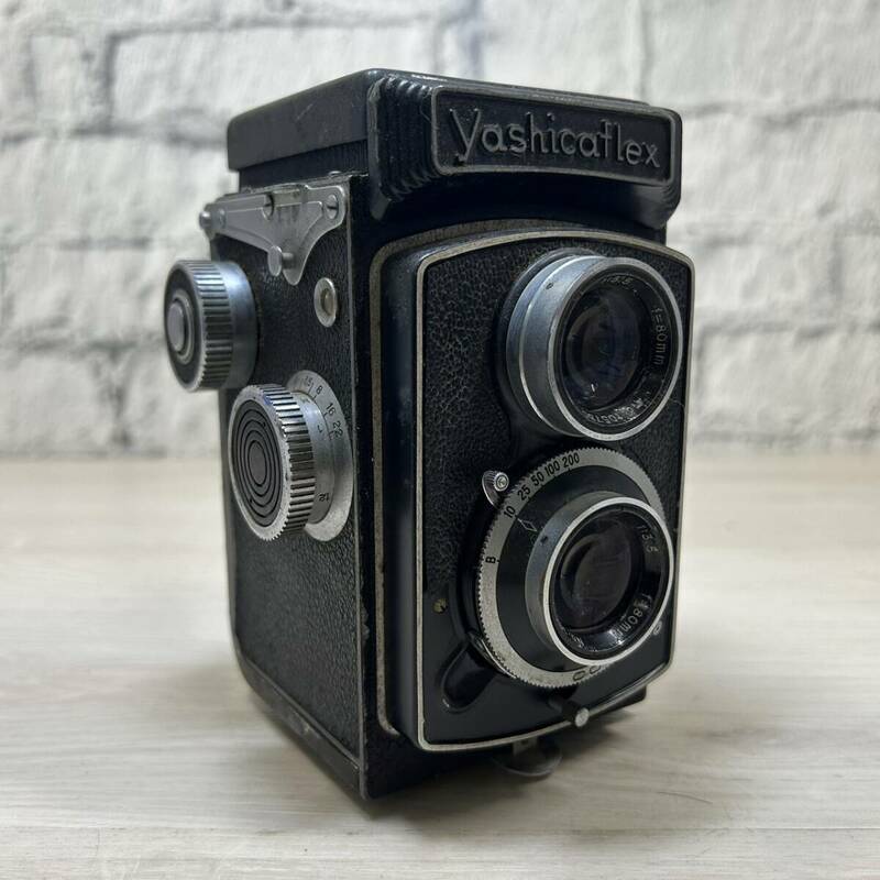 【YH-8977】中古現状品 YASHICA flex ヤシカフレックス 二眼レフ 1:3.51:5.5 f=80mm カメラ アンティーク