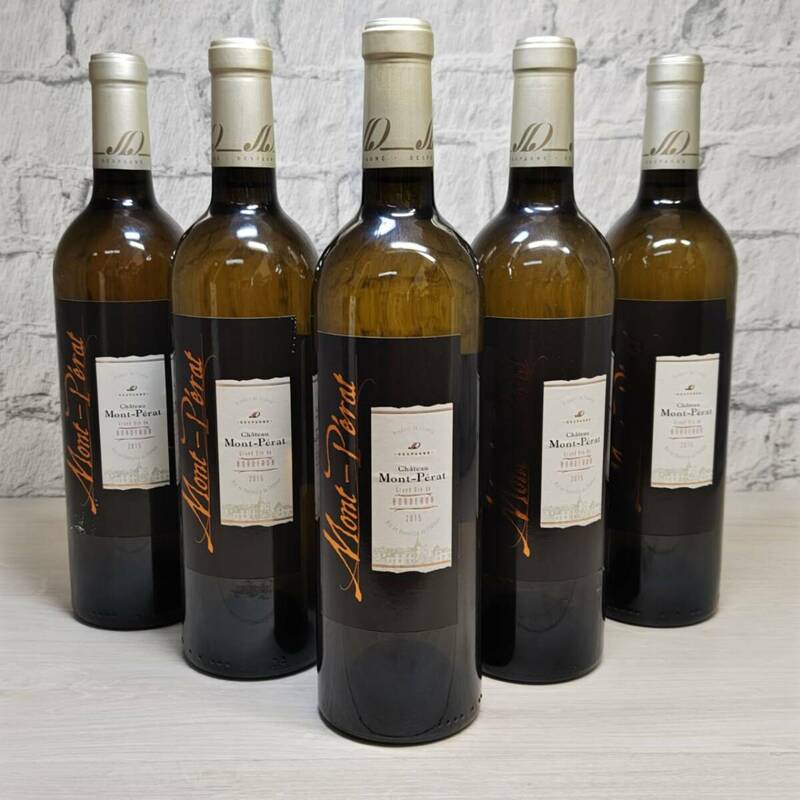 【YH-9161】未開栓品 Mont-Perat モンペラ ブラン 2015 白ワイン 750ml 13.5% 5本セット フランス産