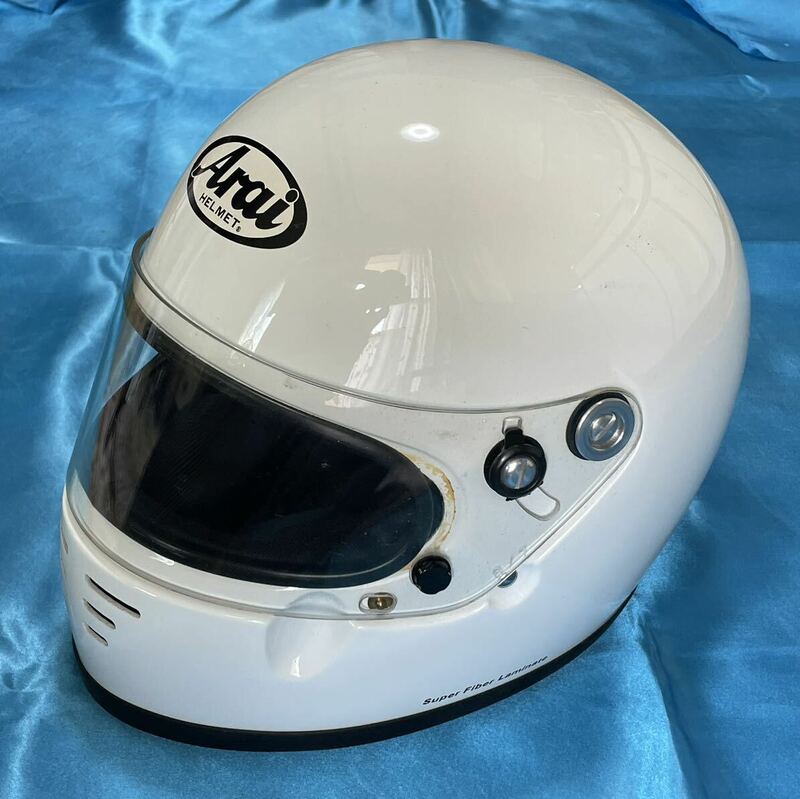 Araiアライ四輪用フルフェイスヘルメット・GP-2K・59-60cm・JAF公認・日本製・97年製・レーシングカーヘルメット・二輪にもどうぞ