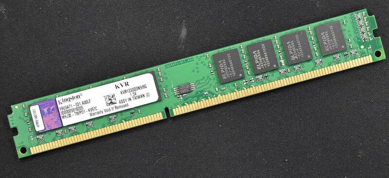 (送料無料) 8GB PC3-10600 PC3-10600U DDR3-1333 240pin non-ECC Unbuffered DIMM 2Rx8 Kingston純正品 1.5V (管:SA5809