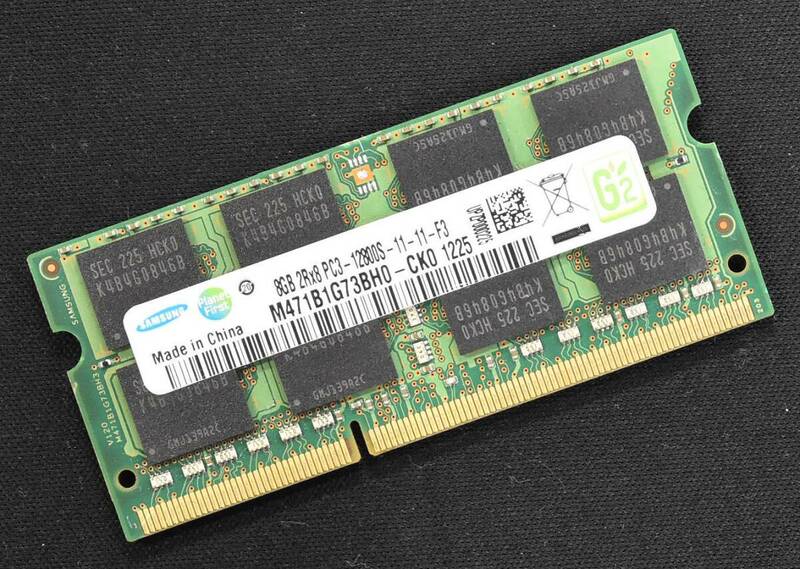 8GB PC3-12800S DDR3-1600 S.O.DIMM 204pin 2Rx8 [1.5V] [Samsung 8G] Macbook Pro iMac (DDR3)対応 (管:SB0288