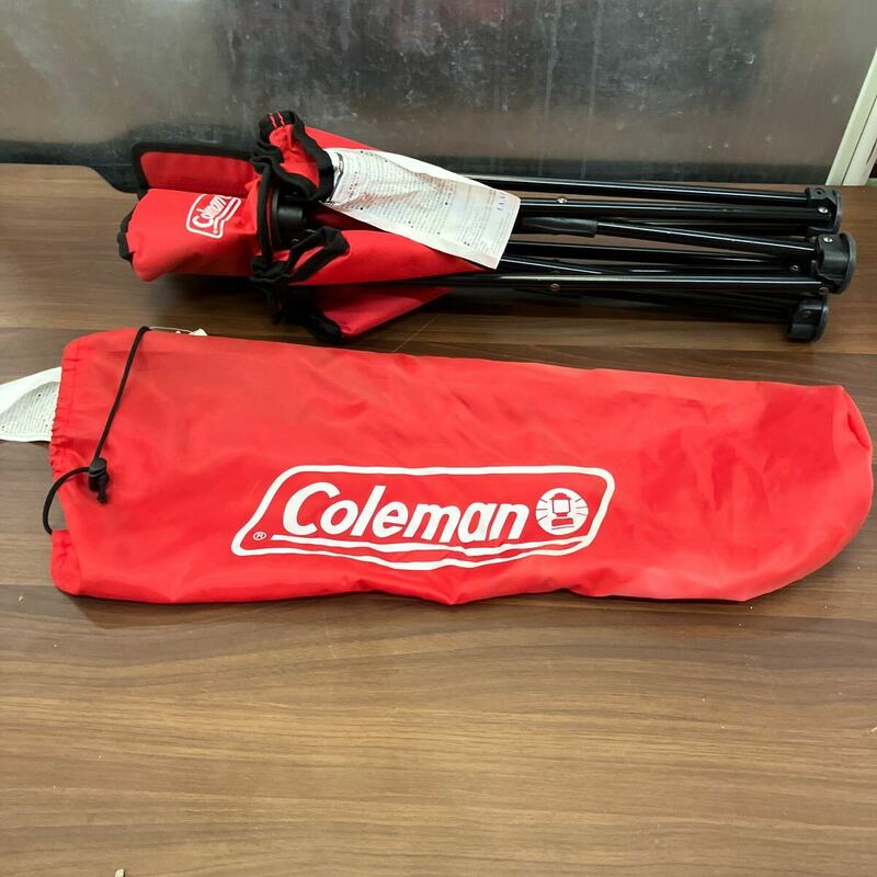 Coleman コンパクト クッションチェア 赤 コールマン アウトドア キャンプ 椅子 レッド 折りたたみ式 キャンプチェア リゾートチェア 