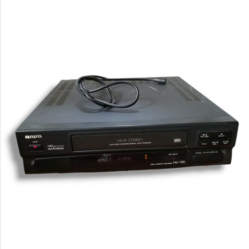 aiwa アイワ / ステレオ ビデオ カセット レコーダー VHS / HV-FR1 / 中古 現状品