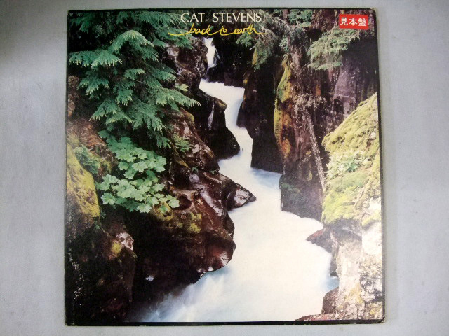 見本盤　LPレコード　CAT・STEVENS　キャット・スティーヴンス / バック・トゥ・アース