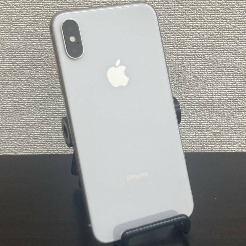 【動作確認済み】 iPhone Ⅹ 64GB シルバー MQAY2J/A Apple アップル ドコモ SIMロック解除済み スマホ 携帯 アイフォーン 中古 SIMフリー