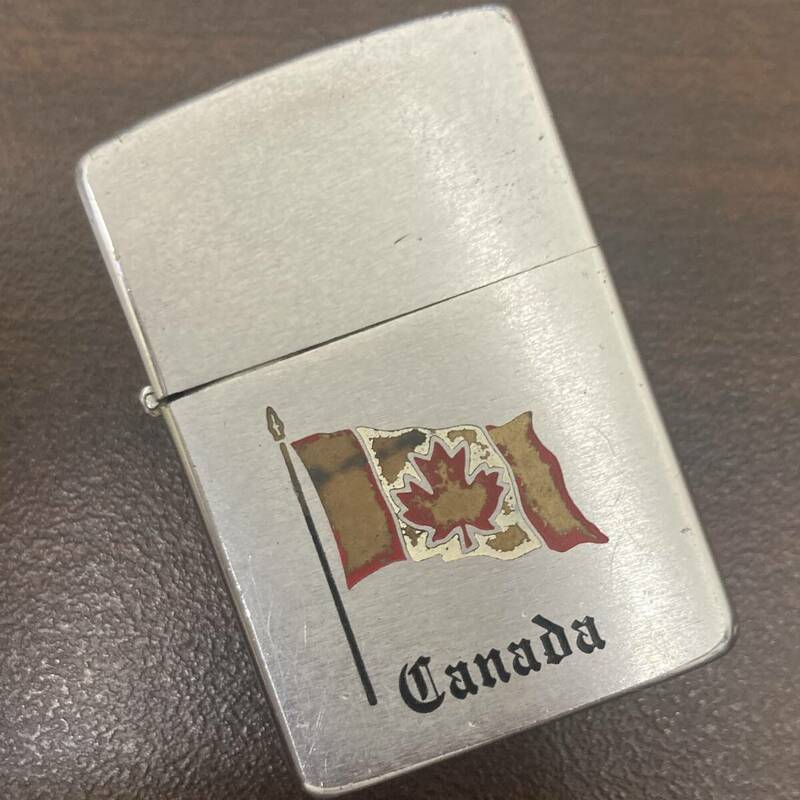 【着火確認済み】 Zippo Canada 1988 オイルライター ジッポ ライター カナダ 喫煙具 喫煙グッズ 中古 アンティーク コレクション