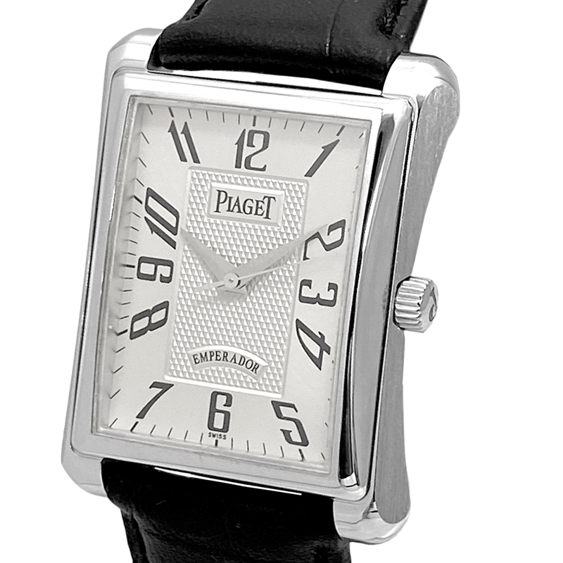 ピアジェ エンペラドール メンズ K18WG 18K 750 自動巻き オートマ PI0040 シルバー文字盤 PIAGET