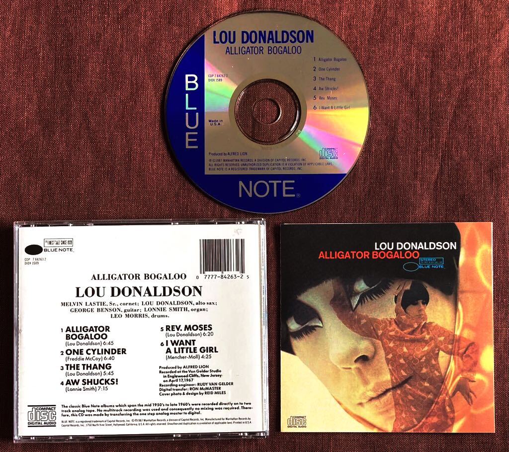 BLUE NOTE/ルー・ドナルドソン/ジョージ・ベンソン/ロニー・スミス/レオ・モリス/メルヴィン・ラスティ/アリゲーター・ブーガルー/1967年
