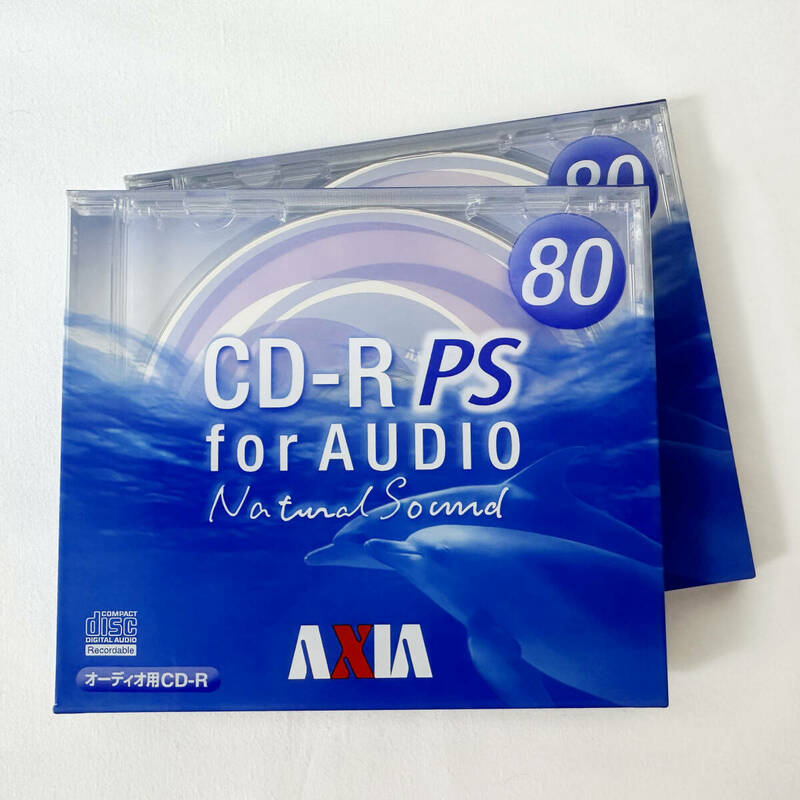 【新品未使用】録音用CD-R　富士フィルムAXIA CD-R PS for AUDIO 80　オーディオ用CD-R
