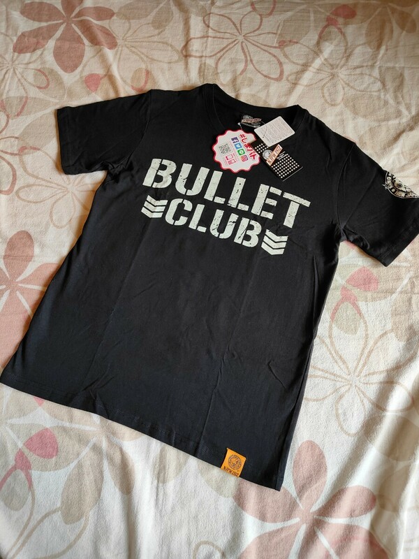 ◆新品タグ付き◆BULLET CLUB 半袖Tシャツ　メンズMサイズ　ブラック◆新日本プロレス　