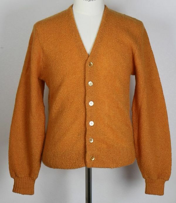 VINTAGE Kandahar Mohair x Wool cardigan Size M ヴィンテージ モヘア カーディガン b7986