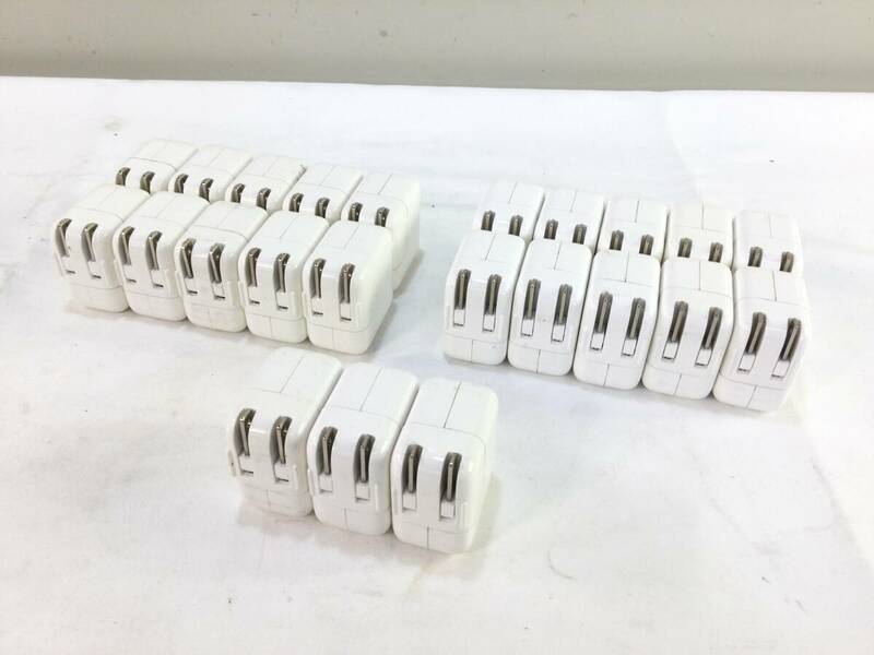 【468】Apple アップル PowerAdapter USB 電源アダプタ A1357・A1401 計23個セット 中古まとめ