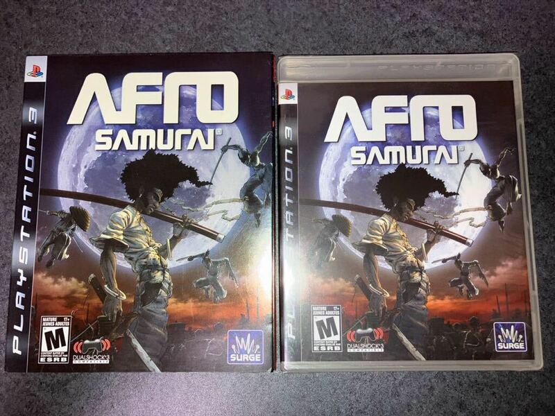PS3 プレイステーション3 AFRO SAMURAI アフロサムライ　輸入品　北米版　新品未開封