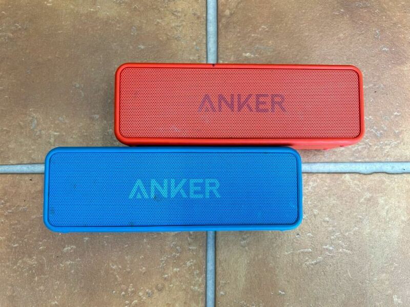 Anker アンカー SoundCore2 サウンドコア Bluetooth スピーカー 赤 青 レッド ブルー 稼働品 A3105