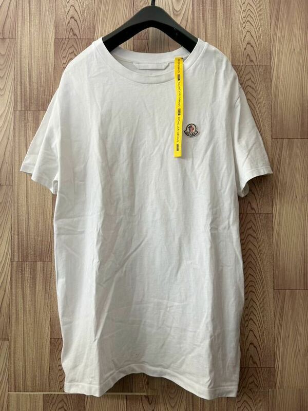 美品 MONCLER GENIUS AWAKE Tシャツ 半袖カットソー 白 ホワイト 2
